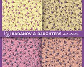 Pastel Digital Paper, Floral Wrapping Paper, Gift Wrapping Paper, Floral Background