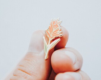 Paintbrush Wildflower Enamel Pin
