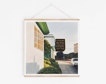 Oil Painting | Ocean Park Motel, San Francisco | Limited Edition Art Print