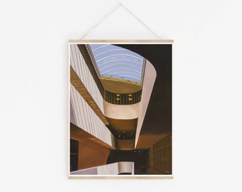 Oil Painting | Frank Lloyd Wright Architecture | Limited Edition Art Print