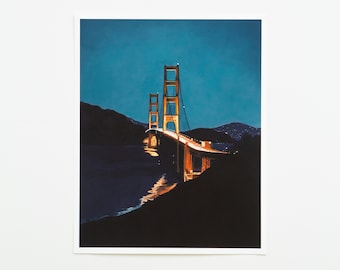 Oil Painting | Golden Gate Bridge, San Francisco | Limited Edition Art Print