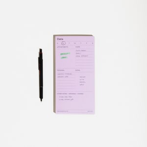 Chunky Daily Task Notepad - Pink & Yellow | Two Tone | 100 Sheets | Organize Tasks, Appointments and More