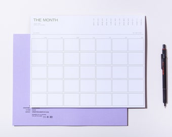 2024 Monthly Desk Planner / Monthly Calendar / Monthly Planner / Desk Planner Notepad