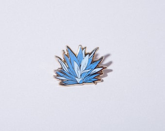 Blue Agave Enamel Pin / Botanical Pin / Tequila Enamel Pin / Plant Pin