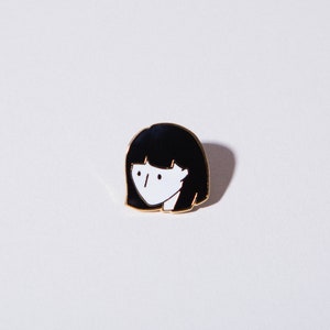 Portrait Enamel Pin