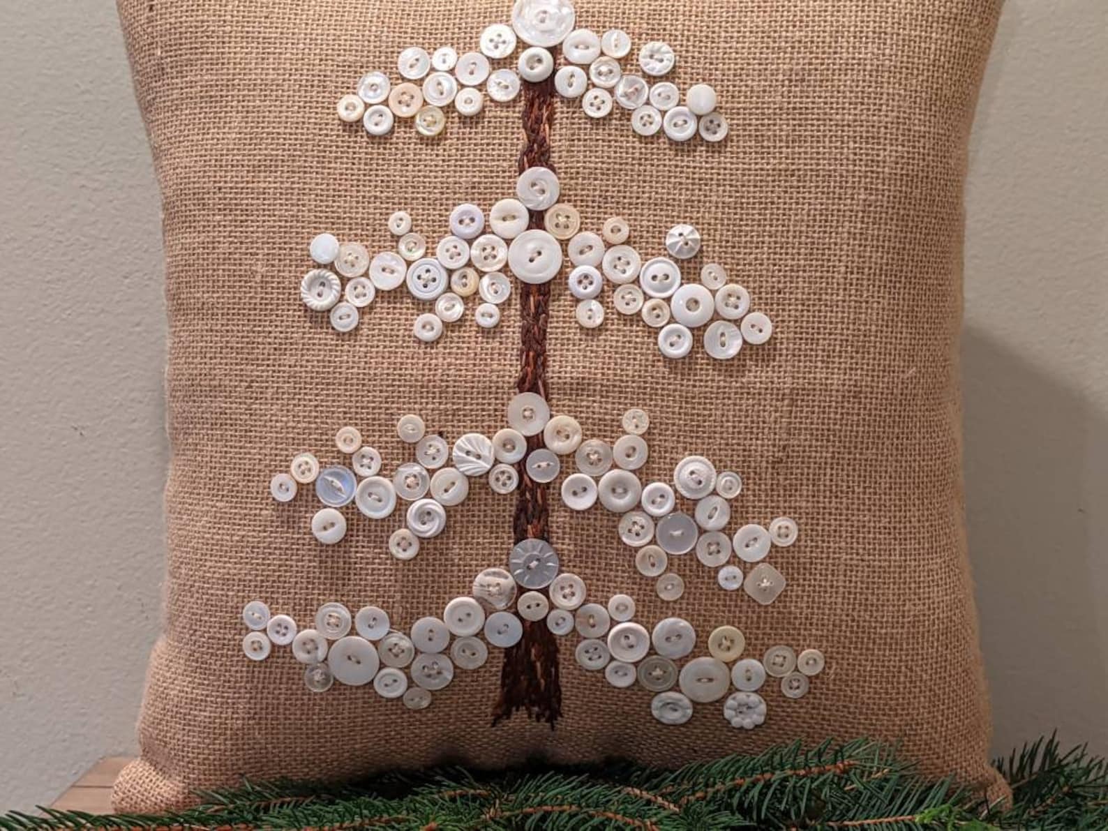 Christmas Pillow Green Holiday Pillow for Christmas Holiday Etsy