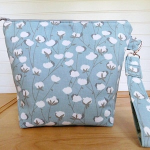 Bolsa de mão azul, bolsa grande de maquiagem, bolsa de carrinho, bolsa de higiene, bolsa de pulso, bolsa de fraldas, bolsa de maquiagem azul, bolsa grande de cosméticos