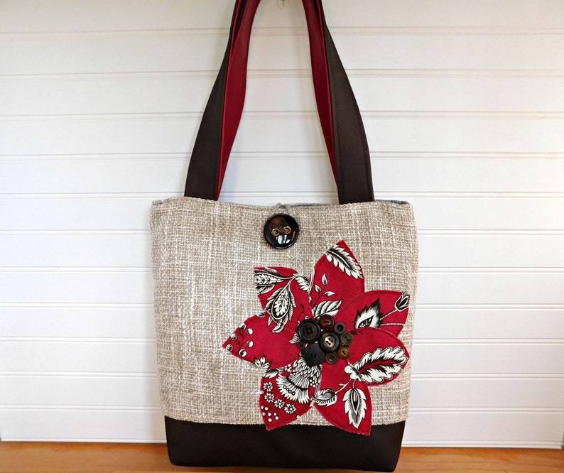red handbag