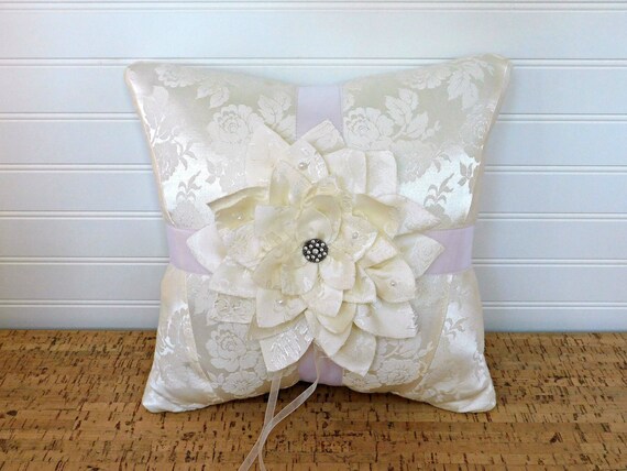 Ring Bearers pillow Repurpose Wedding Ring Pillow Ring Bearer Pillow