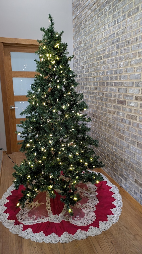 wedding dress christmas tree skirt Amazon.com: AOGU 48 Inch Faux Fur Christmas Tree Skirt White Plush Skirt  for Merry Christmas Party Christmas Tree Decoration : Home & Kitchen