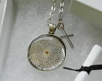 Collana con semi di senape - Collana della fede - Collana cristiana - Fede di un seme di senape - Regali di fede - Gioielli cristiani - Gioielli con le scritture
