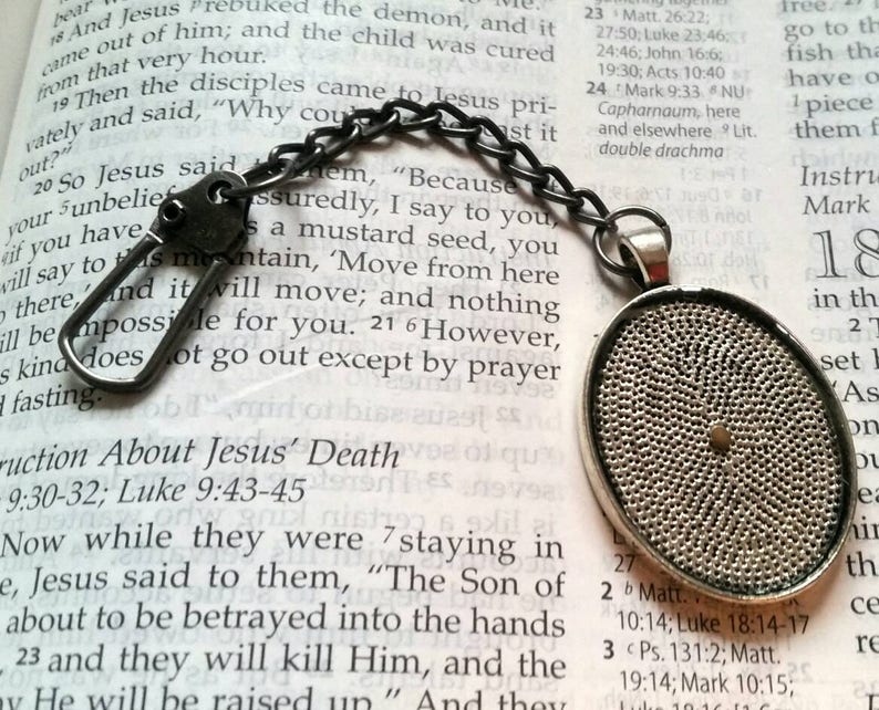 Mustard Seed Keychain Faith Keychain New Driver Baptism Etsy
