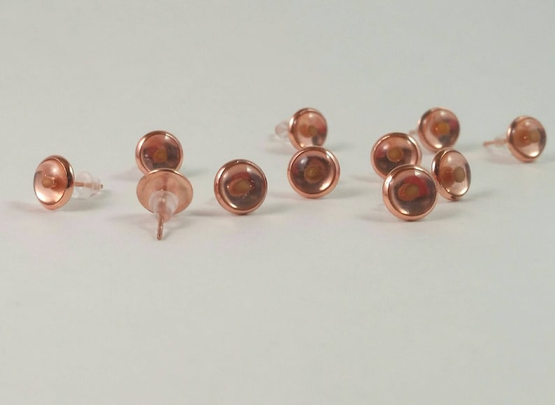 Örhängen med senapsfrön - trosörhängen - örhängen med stift - mors dag - roséguldörhängen - kristna örhängen - roséguldörhängen med stift bild 5