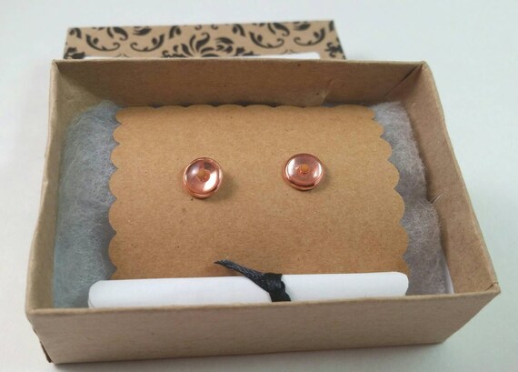 Mustard seed earrings - faith earrings - stud earrings - mothers day - rose gold earrings - Christian earrings - rose gold stud earrings