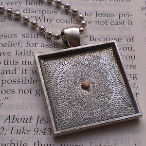 Mustard Seed Necklace - Mustard Seed Faith - Christian Jewelry - Faith of a Mustard Seed - Antique Silver - graduation - Father’s Day gifts