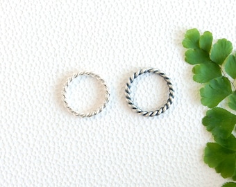 MADE TO ORDER | classic twisted stacking ring from solid sterling silver