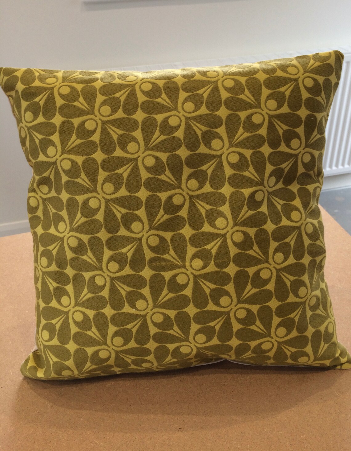 Orla Kiely Fabric Cushion Cover 'Woven Acorn Cup' Etsy