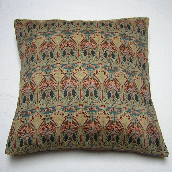 Housse de coussin en tissu Liberty of London - Ianthe Bronze