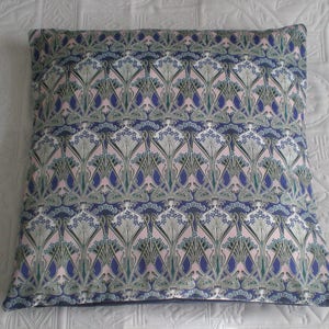 Liberty of London Fabric Cushion Cover - Ianthe Blue