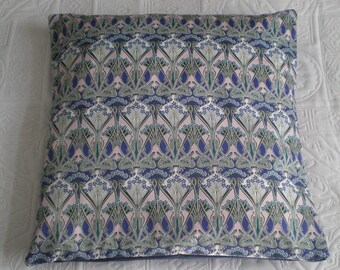 Liberty of London Fabric Cushion Cover - Ianthe Blue