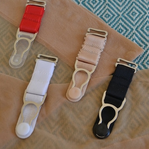 Kurz I-Strap Stahl Straps Strumpfband Straps Premium Qualität für Strümpfe und Dessous 15 mm breit 5/8 Zoll abnehmbaren abnehmbaren Ersatz