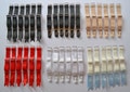 Steel Suspender Garter Straps Clips Premium Quality Set of 4, 6 or 8 for stockings 15mm wide 5/8in detachable removeable replacement