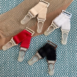 how to clip garter belt Amazon.com: ArrErr 30 Pack Garter Belt Clips Replacement Strap End Hooks  Clasp Buckle Holder Stocking Grips for Corset Leg Suspender Skirt Knee  Socks Stays Elastic Belts 3 Sizes Width 10mm 12mm 15mm :