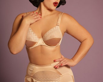 Empire classic cut Knickers. Vintage Art Deco inspired Lingerie Plus size. Sizes 8-22