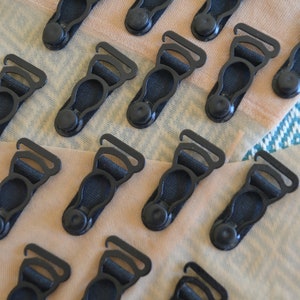 Strumpfhalter Strumpfhalter Clips mit Haken aus METALL Superstarke 15mm Breite 5/8&quot;