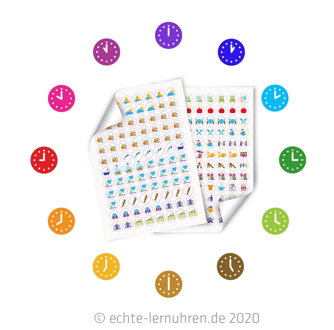 Activity Stickers, Sticker Sheet: Todos for Daily Structure and ...