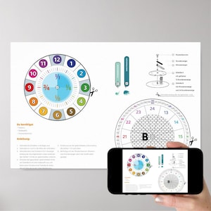 Impara l'ora digitale • Scheda di artigianato dell'orologio da scaricare • Waldorf Montessori