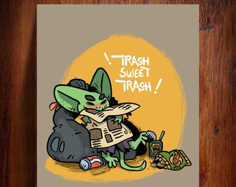 Trash Sweet Trash Goblin art print