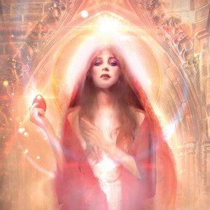 Maria van Magdala: blanco wenskaart van 5 x 7 inch