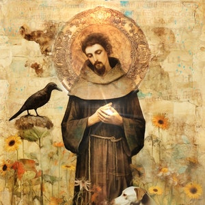 St. Francis of Assisi   - 4X6 Altar Art Gallery Print