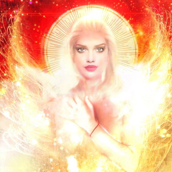 Shekinah - Divine Feminine Oracle Art Poster Print