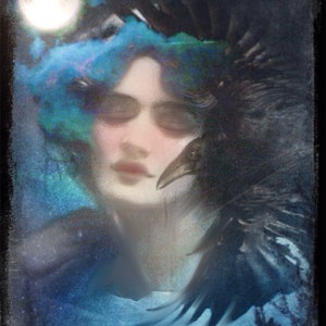 Nyx Goddess of the Night 6X9 Signed and Numbered Limited Edition Giclee image 1