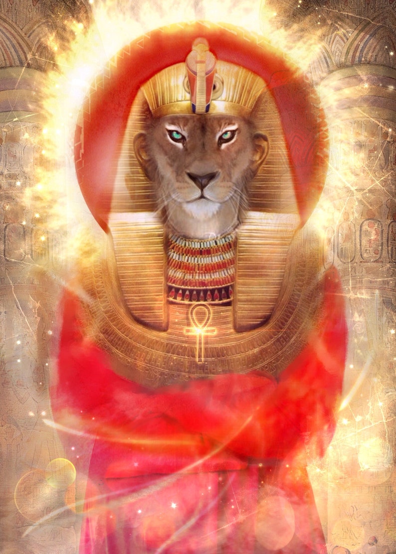 NEW Sekhmet - 8X10 Signed and Matted Gallery Print - Etsy