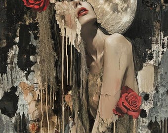 Sub Rosa  - 8X10 Matted & Signed Gallery Art Print