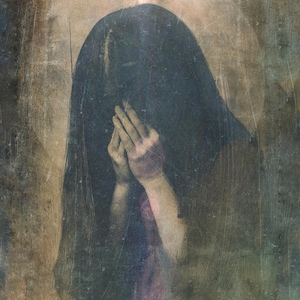 Bienheureuse (Mary Knows) - Carte de voeux de condoléances 5X7