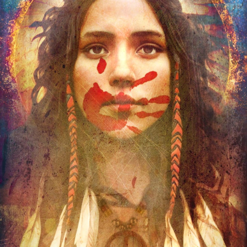Native Red Hand - Etsy