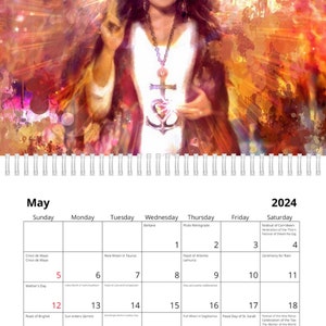 NEW: 2024 Calendar of the Divine Feminine SHIPS FREE image 6