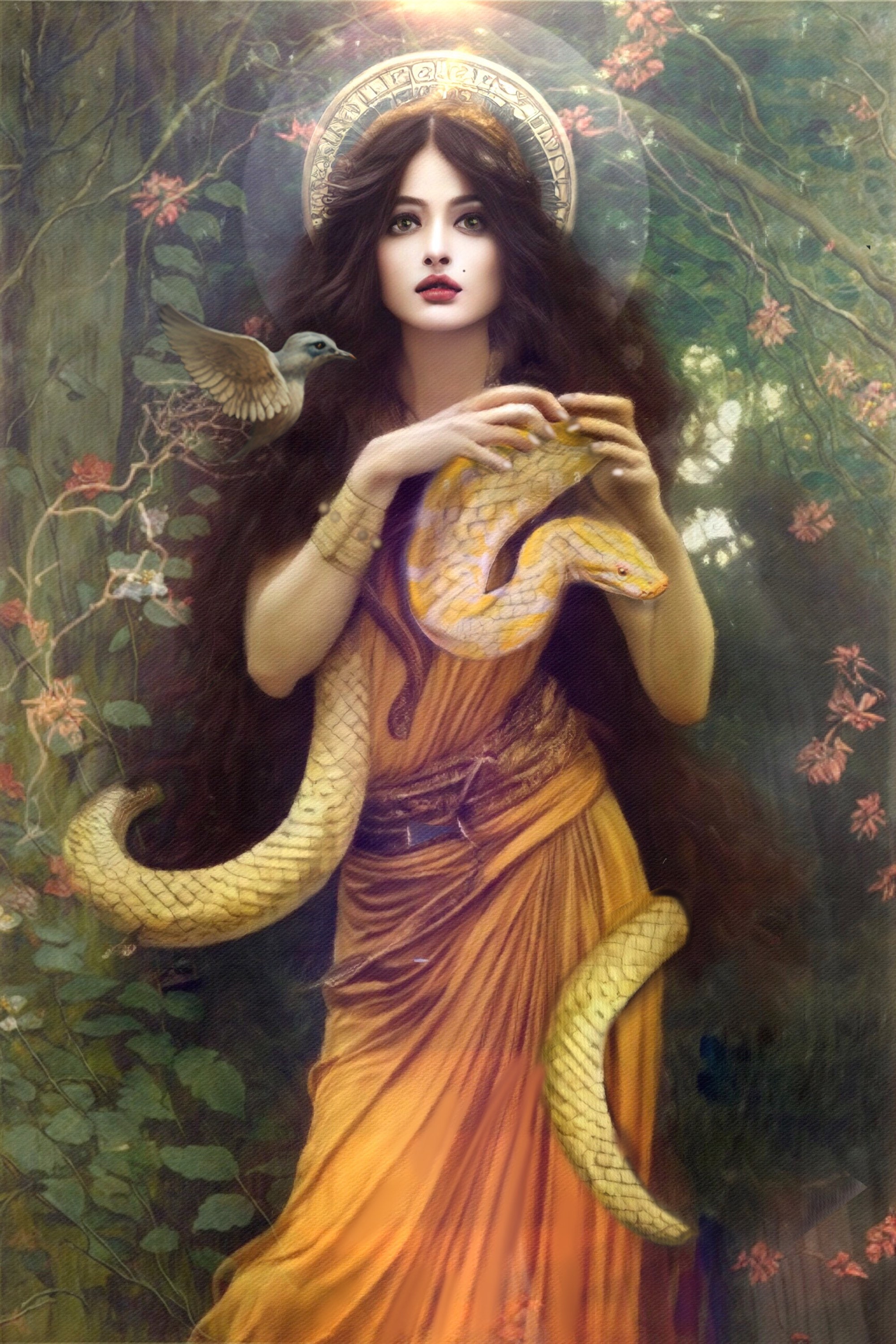 Hygieia - Goddess of Healing and Well Being- 8X10 Matted and