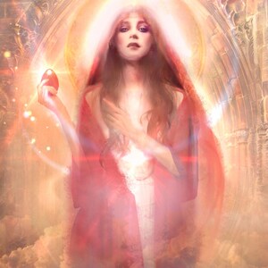 Divine Feminine Oracle Art Altar Art 8x10 art prints image 10