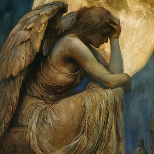 Humanity’s Angel - 4X10 Mini Altar Art Print