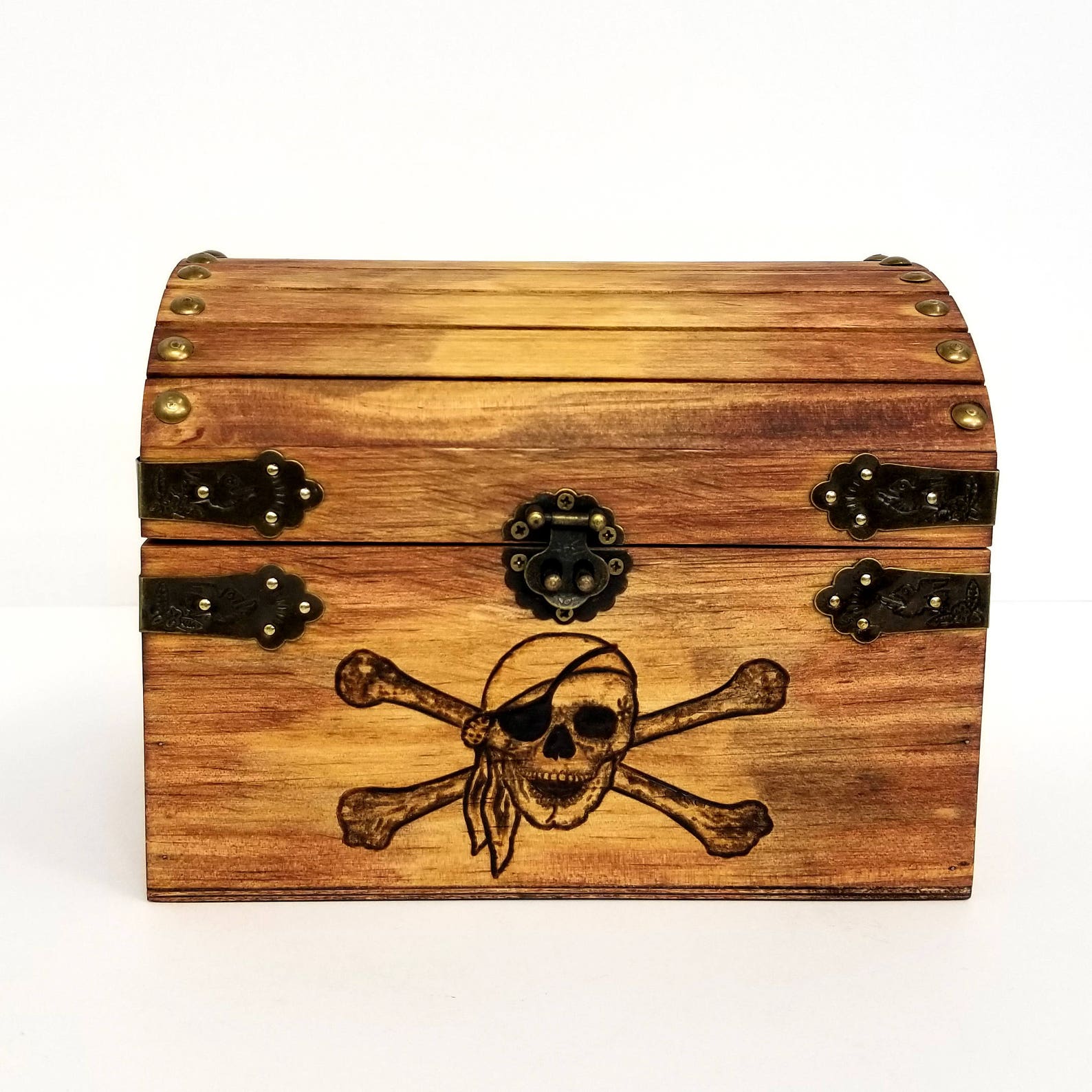 Small Treasure Chest Personalized Pyrography Treasure Chest Etsy