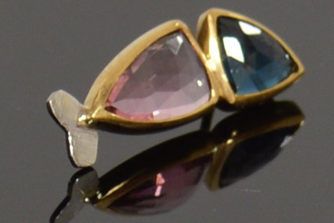 Rainbow Trout Necklace Etsy