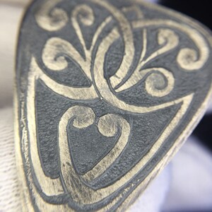 Engraved Guitar Pick-Sterling Silver