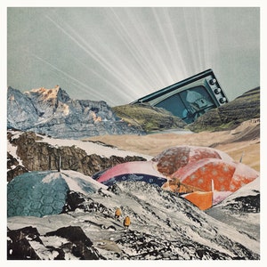 30x30cm Posterdruck guten Morgen Fernsehen von Arctic Sun