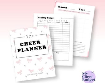 Cheer Mom Planner: All Star Cheerleading Organizer 12 Month Undated (Printable)