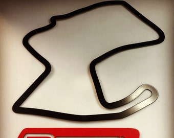 Race Track Wall Art. 25 to 36 inch. North American Road Racing Circuits
